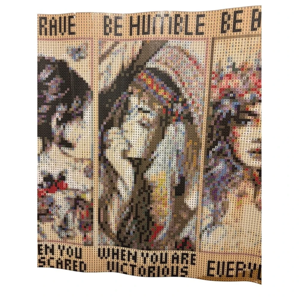 Inspirational Women 5D Diamond Painting Kit‎ Be Strong Brave Humble Badass
